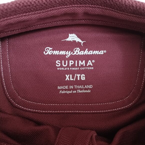 Men's Tommy Bahama Arizona State Sun Devils Maroon Polo Size XL - Picture 4 of 11